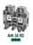 304242...FEED-THROUGH TERMINAL AVK 16RD, 12MM, WIDTH, 12-4AWG UL,  600V, 80AMP, GREEN COLOR