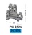 317101...SCREW TYPE DOUBLE-DECK TERMINAL, PIK 2,5 N - 5MM WIDTH, 26-12AWG UL,  300V 20AMP, BLUE COLOR