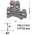 317319...SCREW TYPE DOUBLE-DECK TERMINAL, PIK 2,5 NLD, 24VAC, 5MM WIDTH, 26-12AWG UL, 20AMP, GREY COLOR