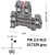 317329...SCREW TYPE DOUBLE-DECK TERMINAL, PIK 2,5 NLD, 24VDC, 5MM WIDTH, 26-12AWG UL, 20AMP, GREY COLOR