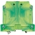 334190...AVK50 T SERIES EARTH TERMINAL, 20MM WIDTH, 6-1/0AWG UL, YELLOW-GREEN COLOR