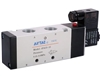 4V41015BT...4V400 AIRTAC Single Solenoid Valve, 5/2 way, spring return, 1/2" port, 24VDC