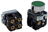 BA3-E-1...GREEN FLUSH PUSH BUTTON, 1 PC NON-PASSING VALVE & 1 PC PASSING VALVE, <B>10-32 FEMALE THREADED FITTING</B>