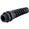 CF13NA-BK...Black Nylon Standard 1/2" NPT Strain Relief Flexible Fittings