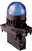 L2RR-L1BL...Ø22/25 PILOT LAMP WITH ONE LED BLOCK, 110-220VAC, DOME  HEAD BLUE ILLUMINATED