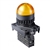 L2RR-L1YD...Ø22/25 PILOT LAMP WITH ONE LED BLOCK, 12-24V DC/AC, DOME  HEAD YELLOW ILLUMINATED