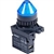 L2RR-L2BL...Ø22/25 PILOT LAMP, HORN HEAD EXTENDED TYPE, NF BLUE ILLUMINATED, LED BLOCK 100-220VAC