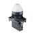 L2RR-L2WL...Ø22/25 PILOT LAMP, HORN HEAD EXTENDED TYPE, NF WHITE ILLUMINATED, LED BLOCK 100-220VAC