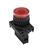 L2RR-L3RD...Ø22/25 PILOT LAMP,  FLAT ROUND HEAD EXTENDED TYPE, NF RED ILLUMINATED, ONE LED BLOCK 12-24V DC/AC