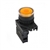 L2RR-L3YD...Ø22/25 PILOT LAMP,  FLAT ROUND HEAD EXTENDED TYPE, NF YELLOW ILLUMINATED, ONE LED BLOCK 12-24V DC/AC