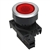 L3RF-L3RD...Ø30 PILOT LAMP,  FLAT ROUND TYPE, RED ILLUMINATED, LED BLOCK 12-24V DC/AC