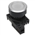 L3RF-L3WD...Ø30 PILOT LAMP,  FLAT ROUND TYPE, WHITE ILLUMINATED, LED BLOCK 12-24V DC/AC