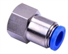 NPCF1/2-3/8...AIRTAC NPCF PUSH TO CONNECT FITTING FEMALE CONNECTOR, 1/2 TUBE OD, NPT 3/8  <B>ORDER IN QUANTITIES OF 10PCS <B/>