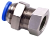 NPMF1/2-1/2...AIRTAC NPMF  PUSH TO CONNECT BULKHEAD CONNECTOR, THREADED, 1/2"  TUBE OD, NPT 1/2, <B>MUST ORDER IN QUANTITIES OF 10PCS <B/>