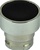 RB2-BA2...FLUSH PUSH BUTTON, SPRING RETURN, NON-ILLUMINATED, BLACK COLOR