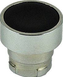 RB2-BA2...FLUSH PUSH BUTTON, SPRING RETURN, NON-ILLUMINATED, BLACK COLOR