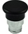 RB2-BC2...40 MM MUSHROOM HEAD PUSH BUTTON, SPRING RETURN, NON-ILLUMINATED, BLACK COLOR