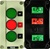 RC-3P331...3 STATION BOX, PLASTIC, SPRING RETURN, FLUSH PUSH BUTTON,  N-O + N-C + N-O CONTACT,  GREEN RIGHT, RED STOP, GREEN LEFT MARKING ON LEGEND