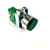 RCB2-BL31...PROJECTING PUSH BUTTON ASSEMBLY INCLUDES: PROJECTING PUSH BUTTON OPERATING HEAD (GREEN) + FIXING COLLAR + N-O CONTACT