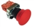 RCB2-BR472...60MM RED MUSHROOM HEAD PUSH BUTTON ASSEMBLY: INCLUDES MUSHROOM HEAD OPERATING PUSH BUTTON + FIXING COLLAR + N-C CONTACT