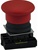 RCP2-BC4...MUSHROOM HEAD PLASTIC PUSH BUTTON WITH CARRIER, SPRING RETURN,  NON-ILLUMINATED, RED COLOR