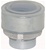 RM2-BA68...FLUSH METAL PUSH BUTTON, SPRING RETURN WITH TRANSPARENT BOOT, BLUE COLOR