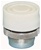 RM2-BP1...BOOTED METAL PUSH BUTTON, SPRING RETURN, WHITE COLOR