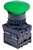 S2BR-P1G3B...Ø22/25 RAISED MUSHROOM PUSH BUTTON, GREEN, NON-ILLUMINATED SPRING RETURN, THREE NORMALLY CLOSE CONTACTS