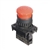 S2ER-E1RA...Ø22/25 EMERGENCY STOP TURN-TO-RELEASE PUSH BUTTON, D30 LONG, ONE NORMALLY OPEN CONTACT, NON-ILLUMINATED, RED