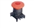 S2ER-E4R...Ø22/25 EMERGENCY STOP  TURN-TO-RELEASE PUSH BUTTON, D40 SHORT, NON-FLUSH, NON-ILLUMINATED, RED