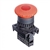 S2ER-E4RBD...Ø22/25 EMERGENCY STOP TURN-TO-RELEASE PUSH BUTTON, D40 SHORT HEAD, RED ILLUMINATED, ONE NORMALLY CLOSED CONTACT AND ONE LED 12-24V DC/AC BLOCK