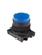 S2PR-E1B...Ø22/25 RAISED ROUND PUSH BUTTON, EXTENDED BUTTON, NON-FLUSH, NON-ILLUMINATED SPRING RETURN, BLUE