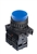 S2PR-E1B2B.Ø22/25MM RAISED ROUND PUSH BUTTON ASSEMBLY, BLUE NON-ILLUMINATED, AUTO SPRING RETURN, TWO NORMALLY CLOSED CONTACTS