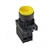 S2PR-E1YAB...Ø22/25MM RAISED ROUND PUSH BUTTON ASSEMBLY, YELLOW NON-ILLUMINATED, AUTO SPRING RETURN, ONE NORMALLY OPEN & ONE NORMALLY CLOSED CONTACT