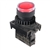 S2PR-E3RBD...Ø22/25 RAISED ROUND PUSH BUTTON ASSEMBLY, RED ILLUMINATED EXTENDED BUTTON TYPE, ONE LED BLOCK 12-24V AC/DC 50/60Hz, ONE NORMALLY CLOSED CONTACT