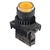 S2PR-E3YAD...Ø22/25 RAISED ROUND PUSH BUTTON ASSEMBLY, YELLOW ILLUMINATED EXTENDED BUTTON TYPE, ONE LED BLOCK 12-24V AC/DC 50/60Hz, ONE NORMALLY OPEN CONTACT