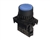 S2PR-P1BA...Ø22/25 ROUND PUSH BUTTON, EXTENDED TYPE, BLUE NON-ILLUMINATED SPRING RETURN, ONE NORMALLY OPEN CONTACT