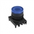 S2PR-P3B...Ø22/25 ROUND PUSH BUTTON, EXTENDED, ILLUMINATED BLUE