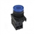 S2PR-P3B2AL...Ø22/25  ROUND PUSH BUTTON, EXTENDED TYPE, ONE LED BLOCK 110-220VAC, 2 NORMALLY OPEN CONTACTS, ILLUMINATED BLUE