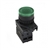 S2PR-P3G2BD...Ø22/25 ROUND PUSH BUTTON, EXTENDED TYPE, ONE LED BLOCK 12-24V DC/AC, 2 NORMALLY CLOSED CONTACTS, ILLUMINATED GREEN