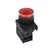 S2PR-P3RABD...Ø22/25 ROUND PUSH BUTTON, EXTENDED TYPE, ONE LED BLOCK 12-24V DC/AC, 1 NORMALLY OPEN AND ONE NORMALLY CLOSED CONTACTS, ILLUMINATED RED