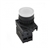 S2PR-P3W2BD...Ø22/25 ROUND PUSH BUTTON, EXTENDED TYPE, ONE LED BLOCK 12-24V DC/AC, 2 NORMALLY CLOSED CONTACTS, ILLUMINATED WHITE