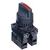 S2SR-S3R2B...Ø22/25 SELECTOR SWITCH WITH TWO NORMALLY CLOSED CONTACTS, STANDARD SHORT LEVER KNOB, TWO-POSITION MAINTAINED, RED COLOR