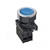 S3PF-P1B2B...Ø30 FLAT ROUND PUSH BUTTON ASSEMBLY, FLUSH, EXTENDED, NON-ILLUMINATED, SPRING RETURN, BLUE COLOR, TWO NORMALLY CLOSED CONTACTS