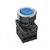 S3PF-P1BA2B...Ø30 FLAT ROUND PUSH BUTTON ASSEMBLY, FLUSH, EXTENDED, NON-ILLUMINATED, SPRING RETURN, BLUE COLOR, ONE NORMALLY OPEN AND TWO NORMALLY CLOSED CONTACTS