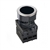 S3PF-P1K2AB...Ø30 FLAT ROUND PUSH BUTTON ASSEMBLY, FLUSH, EXTENDED, NON-ILLUMINATED, SPRING RETURN, BLACK COLOR, TWO NORMALLY OPEN & ONE NORMALLY CLOSED CONTACTS