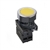 S3PF-P1Y2A...Ø30 FLAT ROUND PUSH BUTTON ASSEMBLY, FLUSH, EXTENDED, NON-ILLUMINATED, SPRING RETURN, YELLOW COLOR, TWO NORMALLY OPEN CONTACTS