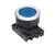 S3PF-P3B...Ø30 FLAT ROUND PUSH BUTTON, FLUSH, EXTENDED, ILLUMINATED, SPRING RETURN, BLUE COLOR