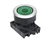 S3PF-P3G...Ø30 FLAT ROUND PUSH BUTTON, FLUSH, EXTENDED, ILLUMINATED, SPRING RETURN, GREEN COLOR