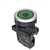 S3PF-P3GAD...Ø30 FLAT ROUND PUSH BUTTON ASSEMBLY, FLUSH, EXTENDED, ILLUMINATED, SPRING RETURN, GREEN COLOR, ONE NORMALLY OPEN CONTACT, 1 LED BLOCK 12-24V AC/DC